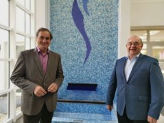 Der kommissarische BHV-Vorsitzende Alois Brundobler (links) und BHV-Gesch&auml;ftsf&uuml;hrer Rudolf Weinberger, &copy; Bayerischer Heilb&auml;der-Verband