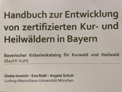 Titelbild Handbuch Wald&amp;Gesundeit