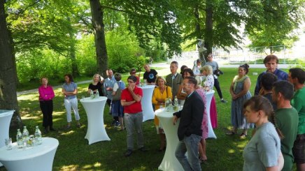 Gefeiert wurde im Kurpark