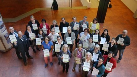 Die am allergikerfreundlichen Netzwerk von Bad F&uuml;ssing beteiligten Betriebe freuen sich &uuml;ber den Titel &bdquo;F&uuml;r Allergiker qualit&auml;tsgepr&uuml;ft&ldquo;., &copy; Kur- &amp; G&auml;steService Bad F&uuml;ssing