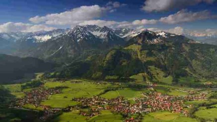 Blick auf Bad Hindelang, © Bad Hindelang Tourismus