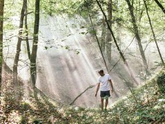 Bayerns W&auml;lder werden Teil der Gesundheitsversorgung: In Bayerns Kur- und Heilw&auml;ldern k&ouml;nnen Pr&auml;ventionsangebote k&uuml;nftig mit Zuschuss der Krankenkasse genutzt werden. M&ouml;glich macht das eine neue Kooperation des Bayerischen Heilb&auml;der-Verbands (BHV) mit der UNESCO-Biosph&auml;renregion Berchtesgadener Land. Foto: Gesundes Bayern/Daniel Zangerl