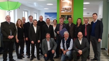 Der Vorstand des Bayerischen Heilb&auml;der-Verbandes in der neuen Tourist-Info Bodenmais, &copy; Bodenmais Tourismus &amp; Marketing GmbH