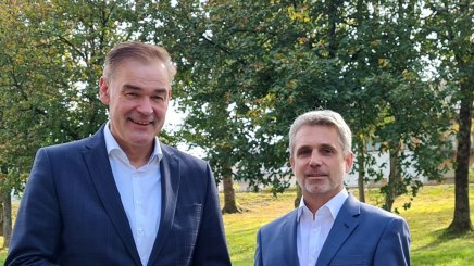 Der neue BHV-Geschäftsführer Frank Oette (rechts) und der BHV-Vorsitzende Peter Berek.
Foto BHV